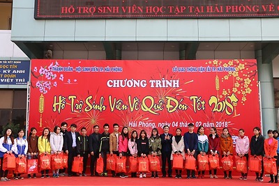 Thành đoàn Hải Phòng: Tặng 450 vé xe cho sinh viên về quê ăn tết